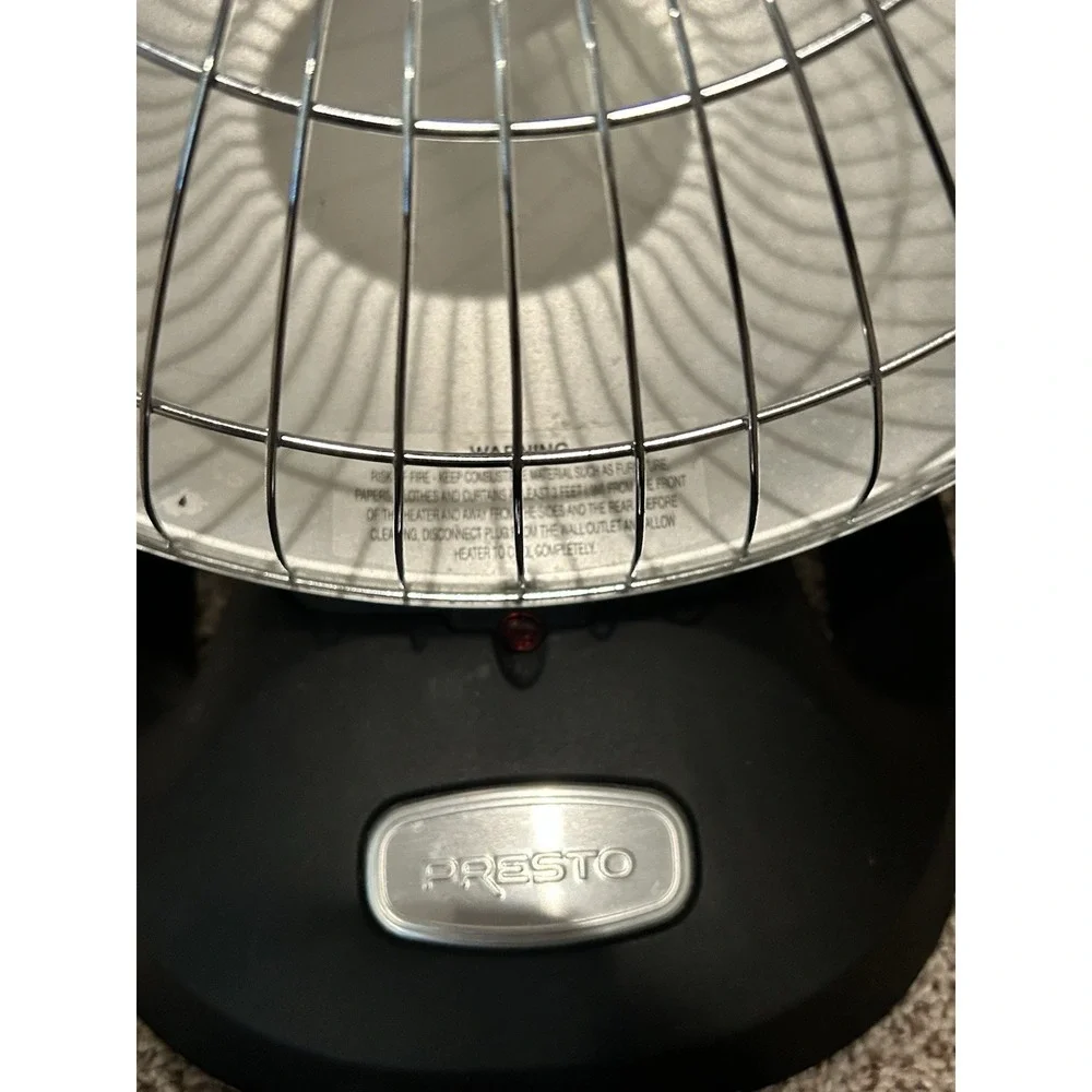 Presto Heat Dish Parabolic Electric Heater 1000W 120V 0792601